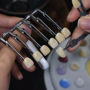 Herramientas de Técnico Dental, Pinzas de Porcelana de Seis Dientes para Carillas de Corona Única Estéticas, Accesorios para Equipos de Terapia Oral - Product Image 4