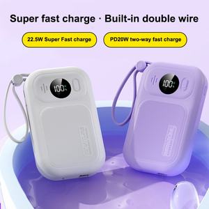 Batterie externe portable d'urgence pour l'extérieur, PD 20W, haute capacité 20000 mAh, sortie USB C, affichage LED, rechargeable - Product Image 2