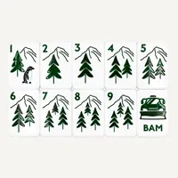 US-Style Moderner Luxus Mahjong-Set der Marke LLJ, Newport, 160 Teile, einlagig, Acryl, Pflanzen-Serie, Design für 2 Spieler, für Männer und Freunde