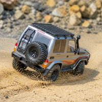 Camion RC tout-terrain RGT EX86020 Invader 1/10 4WD avec châssis en résine et métal CNC, 25KG, 4 canaux, portée <150m, éclairage LED, expert RTR, chargeur inclus