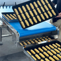 Ligne de production manuelle de bas pour biscuits au chocolat Machine de fabrication de biscuits industriels entièrement automatique