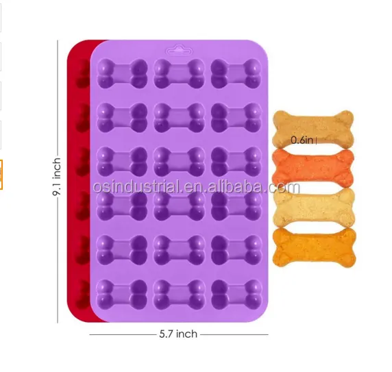 Custom-made cake mold foot shaped Silicone bakeware Dog Bone Footprint Paw Shape Cake Mold