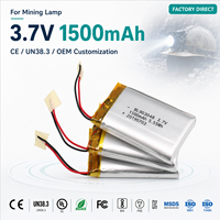 Paket Baterai Lithium Ion 3.7V 1500mAh Baterai LiPo Pouch Isi Ulang 903048 Kustom untuk Perangkat Elektronik Portabel