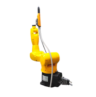 Lengan Robot 6 Axis Otomatis Terjangkau dan Mudah Digunakan dengan Pistol Semprot untuk Pekerjaan Semprotan Roda Mobil