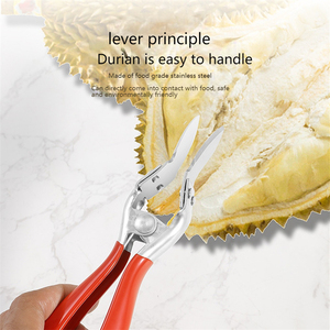 ที่เปิดทุเรียนสแตนเลสสำหรับงานหนักเครื่องมือเปิดผลไม้เครื่องแยกทุเรียนเปลือกทุเรียนแบบพกพาที่กันลื่น - Product Image 4