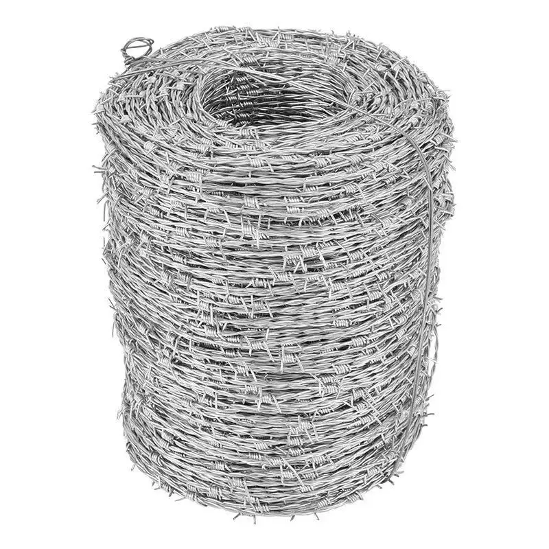 Razor Barbed Wireknitted Wire Mesh Tapecopperwoven Knitted Wire Meshbarbed Wire 100m