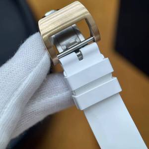 Collection 0701 Montre mécanique de luxe pour femme, style baril de vin, entièrement sertie de diamants, cadran Beimu naturel, pour banquets - Product Image 6