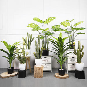 Árbol de Plátano Artificial de Diferentes Tamaños, Plantas de Palma Tropicales, Plantas Decorativas en Maceta para Interiores y Exteriores del Hogar - Product Image 6