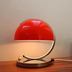 Turuncu Küçük Puding Lambası Yatak Odası Instagram Başucu Lambaları Modern Oturma Odası Atmosfer Gece Lambası Minimalist Bauhaus Masa Lambası - Product Image 2