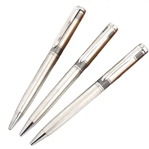 Caneta esferográfica colorida, venda quente de caneta personalizada, logotipo personalizada, de metal, alumínio, barata, eco amigável, canetas esferográficas