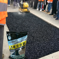 Mélange de réparation à froid pour asphalte modifié, pour la réparation permanente des nids-de-poule sur routes toutes saisons