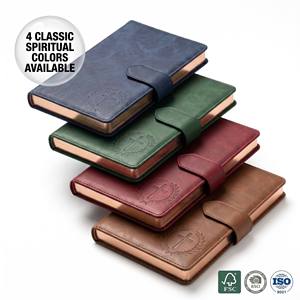 Libreta de Cuero Personalizada con Logotipo, Sin Fecha, para Regalo, Iglesia, Notas, A5, Promocional, Oración, Biblia Cristiana - Product Image 1