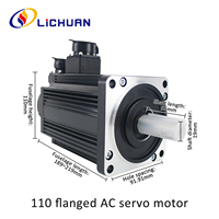 Kit de servomoteurs AC Lichuan LC30E 220V 5/6A 3000RPM avec contrôleur de servomoteur AC IP65 4N.m/5N.m/6N.m 1.2KW 1.5KW 1.8KW