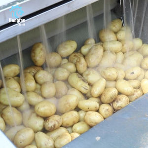 Industrielle Wasch- und Schälmaschine für Kartoffeln, Karotten und Ingwer aus Edelstahl zum Fabrikpreis - Product Image 1