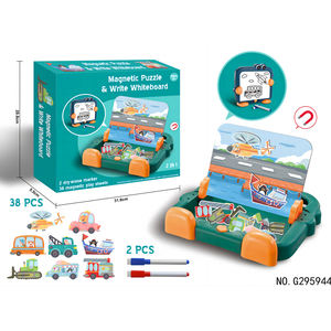 Papan tulis Puzzle magnetik multifungsi, mainan pendidikan dini anak-anak, papan gambar 2 dalam 1 terlaris - Product Image 2