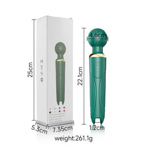 Wolf Tooth 10-Speed USB Double-Headed Vibrator Stick Juguetes sexuales femeninos para adultos para la estimulación del pezón y el masaje del orgasmo del clítoris - Product Image 5