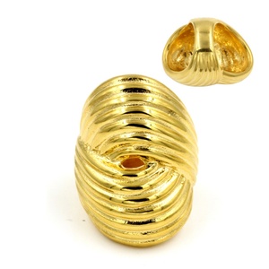 Anillos de Acero Inoxidable para Hombre al por Mayor, Anillos Gruesos Chapados en Oro de 18K PVD, Joyería de Diseño para Hombre y Mujer - Product Image 2
