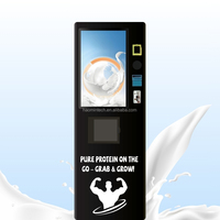 Distributeur de poudre de protéines, shaker, jus, boissons, entièrement tactile, machine à eau de sport, machine à jus d'orange, distributeur intelligent de boissons protéinées