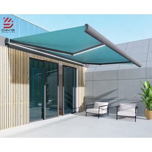 Toldo motorizado de aleación de aluminio, diseño de cubierta de Patio, puertas, dosel, refugio contra la lluvia, terraza, toldo parasol - Product Image 4