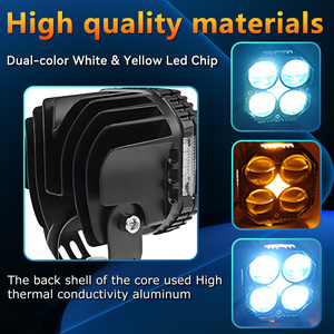 Nuevo Juego de Faros LED para Motocicleta, 12V 40W, Súper Brillantes, Luces Laterales, Resistentes al Agua, Faros Antiniebla para Bicicletas - Product Image 5