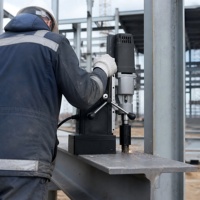 Foret annulaire HSS à revêtement TiAlN, entièrement affûté, à queue universelle Weldon, pour perceuse magnétique, finition brillante