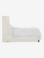 Diseño de lujo moderno Hotel Dormitorio Muebles Metal Marco de madera Plataforma Cabecero Camas
