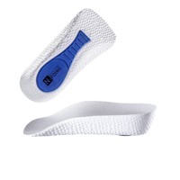 Semelles intérieures sportives EVA rehaussantes de 1,5 cm pour hommes avec soutien de la voûte plantaire à sept points, demi-semelles invisibles pour femmes, pour chaussures plates