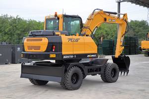 Melhor Preço Construção Máquinas 6T Mini Escavadeira De Rodas para Venda - Product Image 4