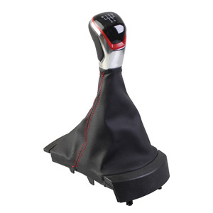 Car Gear <b>Knob</b> Leather 5-Speed 6-Speed Set For Seat Ibiza 02-10 Ergonomic <b>Shift</b> <b>Knob</b> - Product Image 3