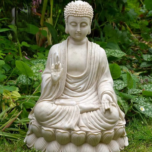 Statua di <span class=keywords><strong>Buddha</strong></span> in Marmo, Scultura per Decorazione Esterna da Giardino, Prodotta in Cina - Product Image 3