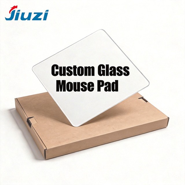 Ultra-Smooth Micro-Etched Surface Anti-Slip Professional Square FPS Gaming Tempered Glass Mousepad