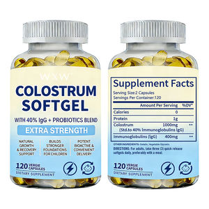 Колострум в капсулах для повышения иммунитета, богатый иммуноглобулинами, поддерживает здоровье кишечника, натуральная формула, поставщик OEM/ODM - Product Image 3