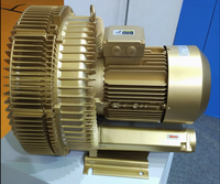 Souffleur annulaire régénératif à canal latéral 12,5 kW 14,5 kW triphasé 380 V certifié CE pour système de transport pneumatique