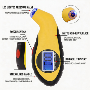 Pengukur Tekanan Ban Digital MINI 4 Rentang 150 PSI dengan Fungsi 2-in-1 dan Garansi untuk Mobil, SUV, Truk, Sepeda & Motor - Product Image 2