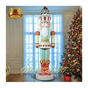 Decorazione per la Casa all'Ingrosso Schiaccianoci di Natale Moderno di Grandi Dimensioni Statua Schiaccianoci in <span class=keywords><strong>Resina</strong></span> e Fibra di Vetro - Product Image 2