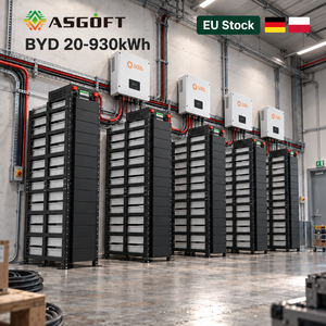 Système de stockage d'énergie ESS ASGOFT 60kW 64kWh 144kWh 200kWh 500kWh haute tension 20-930kWh avec batterie LifePO4 BYD Blade en conteneur - Product Image 1