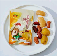 Merienda diaria Textura suave Aceite de almendra de castaña Sabor de frijol de miel Sabor salado Embalado de forma independiente en bolsa