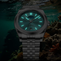 LOBINNI – montre-bracelet mécanique pour hommes, nouveau Design, Unique, créatif, lumineux, bracelet en acier inoxydable, résistant à l'eau, 2023