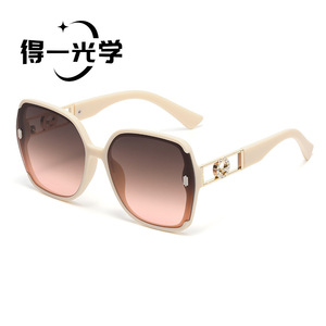 Women's <b>Large</b> <b>Frame</b> Sunglasses <b>Black</b> PC UV400 Outdoors Driving Party - Product Image 4