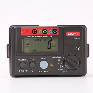 เครื่องทดสอบ RCD แบบดิจิตอล Uni-T รุ่น UT582 Plus อุปกรณ์ป้องกันไฟรั่ว 30ma สำหรับใช้งานในอุตสาหกรรม - Product Image 1
