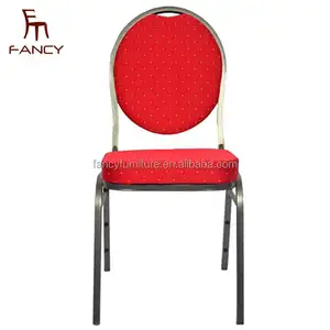 Wholesale Factory Price Metal Frame Wedding Party Chair Fabric Hotel Banquet Chairs