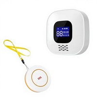 Dispositivo de Llamada de Emergencia con Alarma WiFi Tuya Smart APP, Sistema de Alarma SOS para Cuidadores con Puerto Tipo-C PST-CF206, Superventas