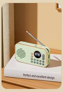 Nhà Máy Trực Tiếp Bán Loa 1500MAh Có Thể Sạc Lại Loa Mini <span class=keywords><strong>Retro</strong></span> Loa - Product Image 5