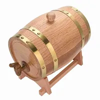 Fûts à vin en chêne vintage avec support, accessoires de brassage maison pour vin, brandy, whisky, tequila