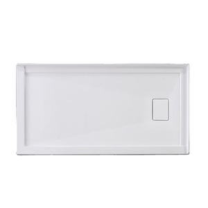 CUPC 60x36 pulgadas Acrílico Alcoba <span class=keywords><strong>de</strong></span> 2 paredes Umbrales dobles <span class=keywords><strong>Ducha</strong></span> blanca Bandeja blanca/sartén Precio barato Características populares para Baño - Product Image 1