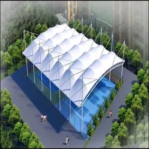 Carpa para Pista de Pádel al Aire Libre con Estructura de Acero y Membrana de PVDF de Gran Resistencia al Agua - Product Image 3