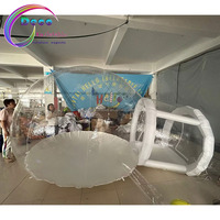 Ballons de fête pour enfants Maison amusante Igloo géant en cristal gonflable transparent Tente à bulles Maison de ballons gonflables transparents
