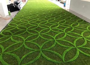 <span class=keywords><strong>Pelouse</strong></span> de gazon artificiel 3D haute densité 2024 pour sol décoratif <span class=keywords><strong>synthétique</strong></span> de jardin et décoration murale - Product Image 5