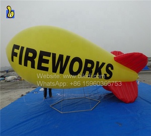 Zeppelin Pubblicitario Gonfiabile ad Elio per Fuochi d'Artificio, Pallone Dirigibile Gonfiabile ad Elio - Product Image 2