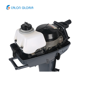 Nuevo Motor Fuera de Borda de Gasolina de 2 Tiempos y 3 HP con Arranque Manual y Control de Timón para Canoas - Product Image 4